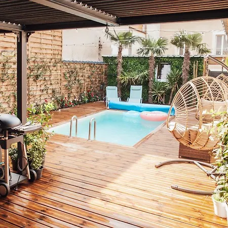 La Suite 176 - Piscine Privee, Spa, Hammam A Reims Apartment *